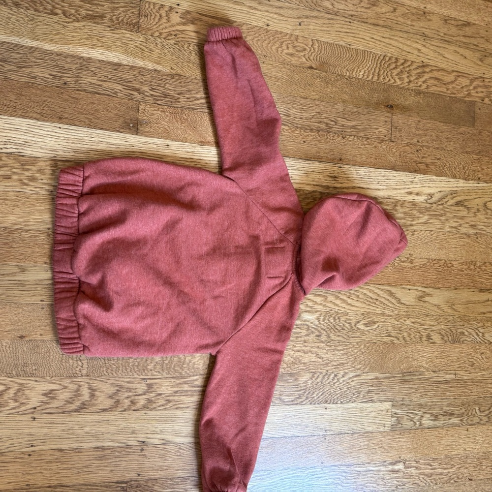 4/$20 Old Navy Toddler red Brown Sweatshirt Hoodie Casual Style with Moon Sz 2t - Picture 3 of 6